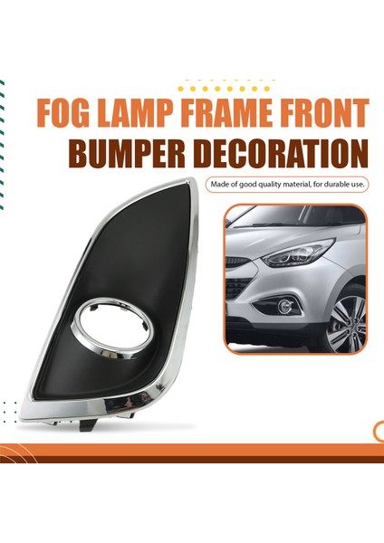 Sol Ön Tampon Sis Lambası Kapağı Kapağı Sis Lambası Çerçevesi Hyundai IX35 Tucson 2009 Için 2010 2011 2012 Lhd (Yurt Dışından) fırsatları