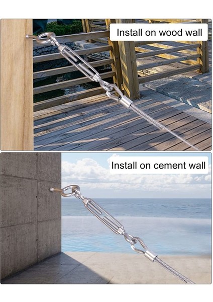 30M Φ 3mm Çelik Tel Kit, 304 Paslanmaz Çelik Gerilim Kablosu, Çelik Tel, Kuşu Esas Gerginlik Kiti ile Kaplı, Turnik (Yurt Dışından) modelleri