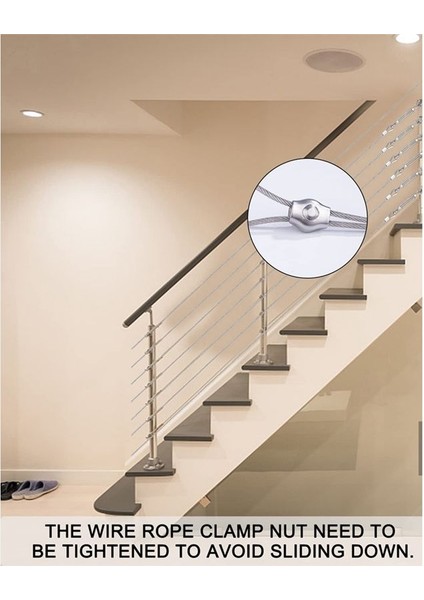 30M Φ 3mm Çelik Tel Kit, 304 Paslanmaz Çelik Gerilim Kablosu, Çelik Tel, Kuşu Esas Gerginlik Kiti ile Kaplı, Turnik (Yurt Dışından) indirimleri