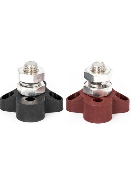 2pcs Dc 48V 150A Busbar M10 Terminal Blok Saplamalar Pil Güç Dağıtım Rv Teknesi Için Terminal Saplama Yolu Çubuğu Konnektörü (Yurt Dışından) fırsatları