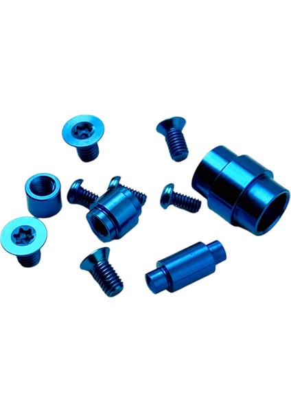 Katlanır Bıçak Alaşım Mil Destek Mili Arka Kelepçe Vidası Spyderco Para 3 C223 Diy Onarım Parçaları 1 Set (Yurt Dışından)