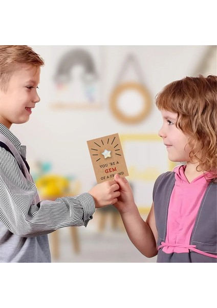 24PCS Kalp Şekilli Kristalli Sevgililer Kartları Sevgililer Günü Kartlar ile Kalp Şeklinde Taşlar Sevgililer Günü (Yurt Dışından) indirimleri