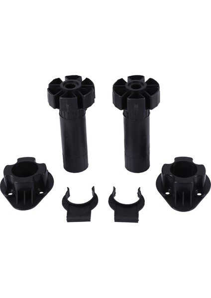 2x Plastik Ayarlanabilir Yükseklik Mutfak Dolap Kaveri Ayak Bacak Çifti Siyah (Yurt Dışından) modelleri