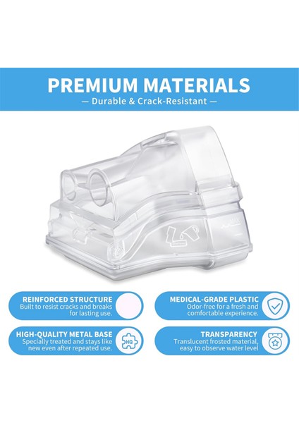 Resmed Airsense 10/ Aircurve Için Yedek Su Odası 10 380ML Filtrelerle Su Küveti Cpap Su Deposu (Yurt Dışından) fırsatları