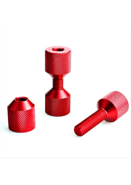 4 Adet Alüminyum Flanş Iki Delikli Pim 1-1/8 Inç Iki Delikli Hizalama Pimleri ve 1-5/8 Inç Çıkarılabilir Flanş Kırmızısı (Yurt Dışından) modelleri