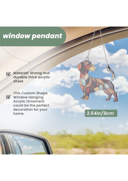 Dachshund Pencere Asma, Köpek Anne Hediyesi, Köpek Sevgili Hediyesi, Dachshund Akrilik Pencere Asma, Dachshund Lover Hediye C (Yurt Dışından) fırsatları
