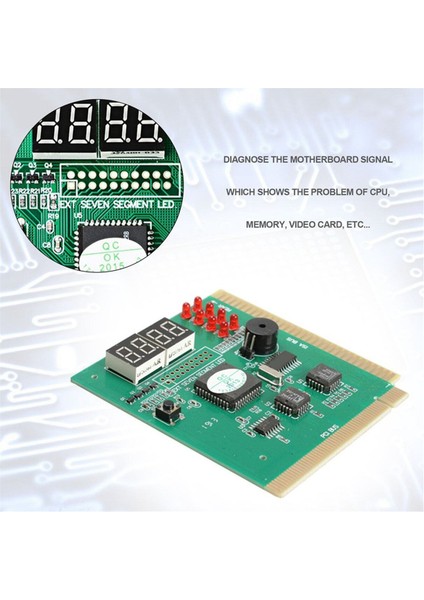 4 Haneli Pc Analizörü Diagnostic Post Kartı Anakart Test Cihazı Isa Pcı Bus Maderi Bilgisayarı Anayarı Arızay (Yurt Dışından) indirimleri