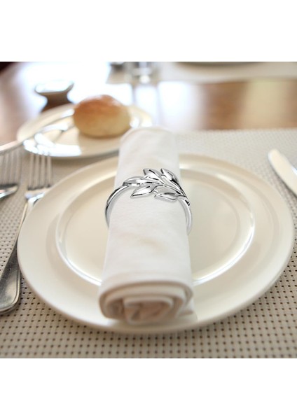 30PCS Yaprak Peçeteli Yüzükler Seti, Metal Peçete Halkası Tutarları Masa Dekorasyonları Için Tokalar, Kumaş Peçeteleri Için Peçete Tutucuları (Yurt Dışından) modelleri