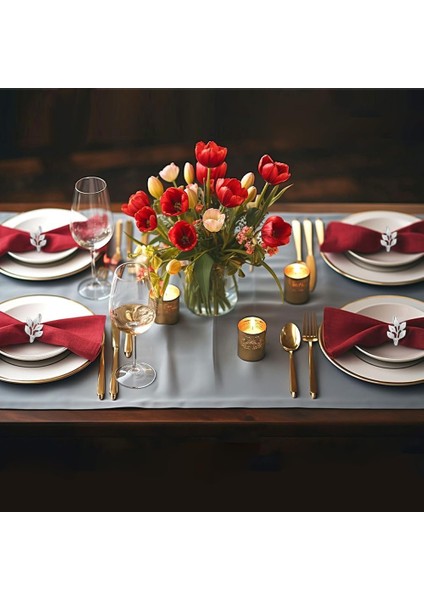 30PCS Yaprak Peçeteli Yüzükler Seti, Metal Peçete Halkası Tutarları Masa Dekorasyonları Için Tokalar, Kumaş Peçeteleri Için Peçete Tutucuları (Yurt Dışından) indirimleri