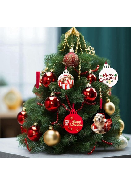 20 Adet Süblimasyon Noel Süsleri Boşluklar Mdf Çift Taraflı Isı Transferi Süblimasyon Anıtı Noel Süsleri (Yurt Dışından) modelleri