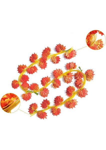 12 Paket Yapay Sonbahar Yaprakları Çelenk Asılı Asma Asma Şükran Günü Dekorasyonu Aile Düğün Şömine Partisi Için (Yurt Dışından) fiyatları