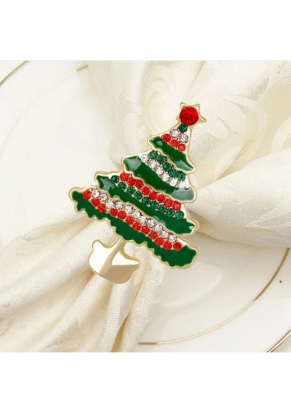 8pcs Noel Peçete Yüzükleri -Tatil Için Napkin Tutucu Yüzükleri Noel Masası Dekorasyon Elk Peçete Tokası (Yurt Dışından) indirimleri