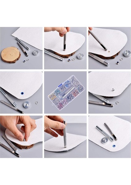 Grommets Kit 3/16INCH 400PCS Gözetler Kişiler Gözetler Ayakkabı Giysileri Için Grommet Setleri El Sanatları Çanta Dıy Projesi (4 Renk) (Yurt Dışından) modelleri