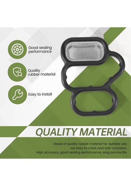 12PCS Araç Motoru Vtec Solenoid Conta Değişken Zamanlama Solenoid Valf Filtre Contası 15825-RB0-003 Honda Cr-Z Fit City Için (Yurt Dışından)