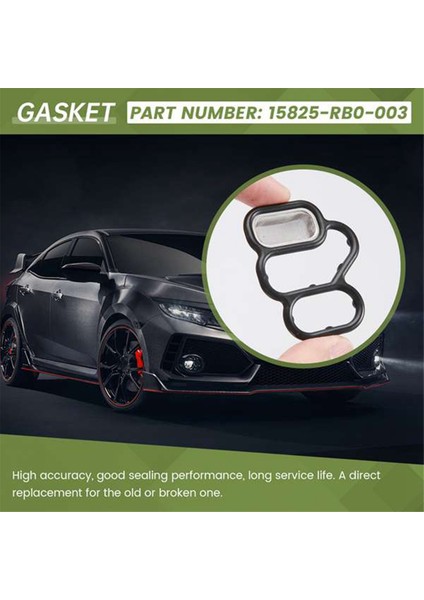 12PCS Araç Motoru Vtec Solenoid Conta Değişken Zamanlama Solenoid Valf Filtre Contası 15825-RB0-003 Honda Cr-Z Fit City Için (Yurt Dışından) modelleri