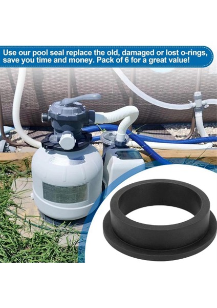 6pcs 11228 L-Şekilli O-Ring Yıkayıcı Yedek Parçaları Intex Kum Filtre Pompası Motor Contaları (Yurt Dışından) modelleri