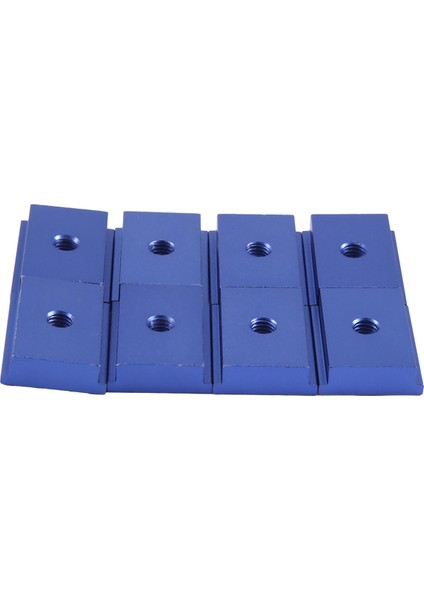 8 Adet M6 T Tip Parça Kaydırıcısı 30/45 Track Kelepçe Vidalı Groove Dolatçı Ağaç Işleme Aracı Mavi (Yurt Dışından)