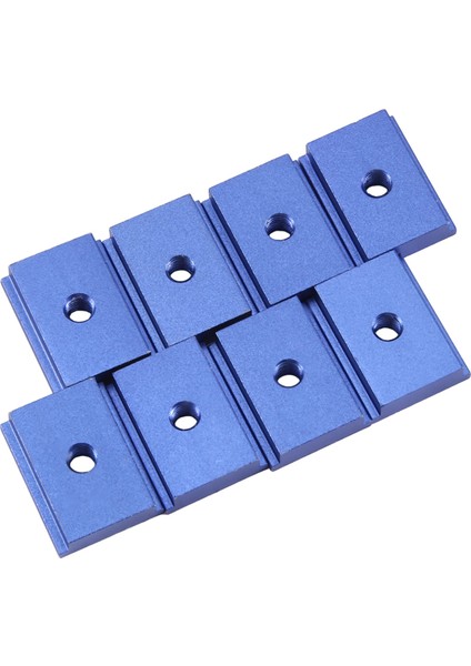 8 Adet M6 T Tip Parça Kaydırıcısı 30/45 Track Kelepçe Vidalı Groove Dolatçı Ağaç Işleme Aracı Mavi (Yurt Dışından) modelleri