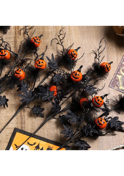 Cadılar Bayramı Korku Süslemeleri Siyah Korku Kabak Kesimleri Buket Süslemeleri Festival Atmosfer Buket (Yurt Dışından) indirimleri