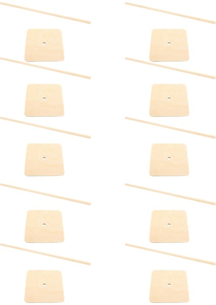 Ahşap Stand, Duvar Standı Ekran Tahtası, Çocuklar Doğum Günü Partisi Düğün Masa Dekorasyonu, Kare+Ekleme Çubuğu (Yurt Dışından)