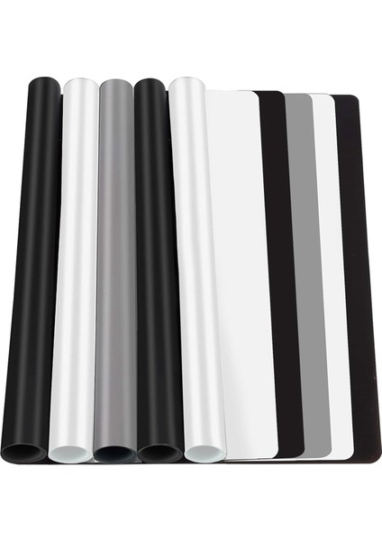 5pcs Silikon Mat 30 x 40 Cm, Yapışmaz Kaymaz Kesme Paspası, Masa Paspası, Hamur Mat, Silikon Film Çalışma Mat, Sayaç Mat (Yurt Dışından)
