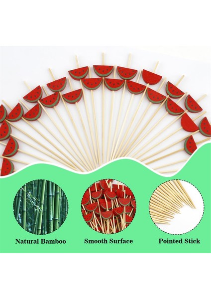 Meyve Seçim Bambu Seçtikleri Meyve Çatalıyor Sanatsal Kürek Kaçakları Kokteyl Sandviç Seçimleri Dekoratif Kokteyl Çubukları (Yurt Dışından) fırsatları