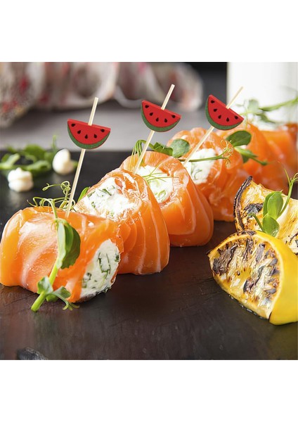 Meyve Seçim Bambu Seçtikleri Meyve Çatalıyor Sanatsal Kürek Kaçakları Kokteyl Sandviç Seçimleri Dekoratif Kokteyl Çubukları (Yurt Dışından) indirimleri