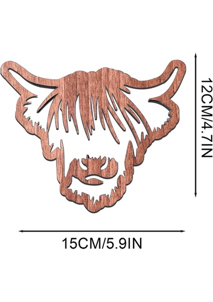 Hayvan Tasarımı Ahşap Bardak Altlıkları, Ahşap Highland Inek Bardak Altlıkları, 4 Adet Iskoç Highland Inek Bardak Altlıkları, Tabanlı Bardak Altlıkları (Yurt Dışından) fiyatları