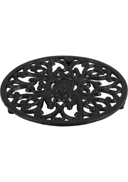 Yuvarlak Dökme Demir Trivet 6.7 Inç Demir Isı Izleme Trivet Mutfak Yemek Masası Dekoru Için Kayan Olmayan Potholders (Yurt Dışından) fiyatları
