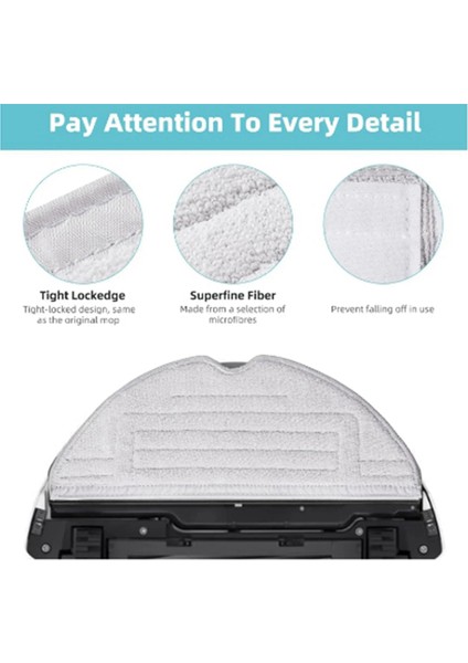 Roborock S8 S8+ / S7 S7+ S7 Max Ultra S7 Maxv S7 Maxv Plus S7 Maxv Ultra Vakum Süpürge Robot Mop Kumaşları 10 Pcs (Yurt Dışından) indirimleri