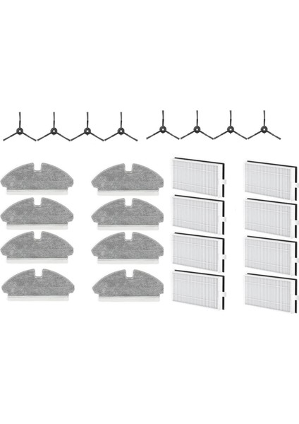 Dreame Mova M1 / ​​troiver M1 Süpürücü Aksesuarları Yan Fırça Filtre Rag Tuz Torbası Temizleyici Parçalar Değiştirme (Yurt Dışından) fiyatları