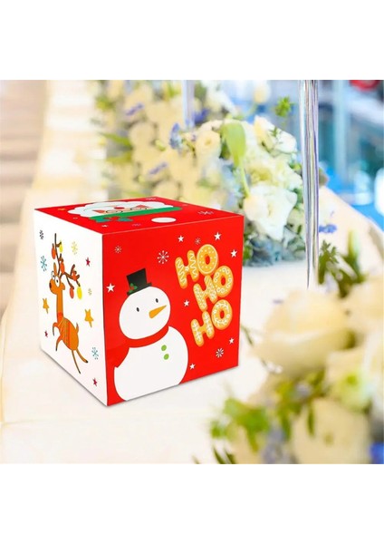 Noel Şeker Ambalaj Kutusu Küçük Elk/kardan Adam/noel Baba Şeker Kutusu 25CM/9.84IN Tatil Şeker Kutusu Kaplamalı Noel (Yurt Dışından) fiyatları