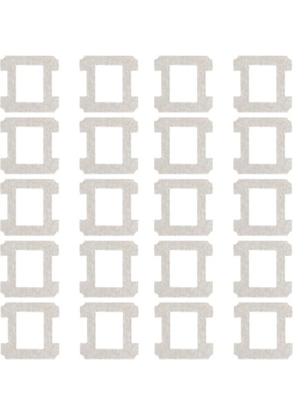 Ecovacs Pencere Temizleme Robotu W1 Mop Aksesuarları W1PRO Rag Dekontaminasyon Temizlik Bezi 20 Parça (Yurt Dışından)