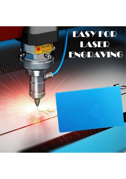 200 Pcs Metal Gravür Boşluklar Renkli Alüminyum Sac Lazer Gravür Kart Kartı Çok Aımeli Grav (10 Renk) (Yurt Dışından) indirimleri