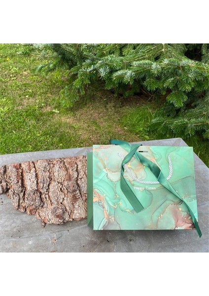 2pcs Bow Kurdele ile Kağıt Hediye Çantaları Doğum Günü, Düğün, Noel, Parti, Alışveriş Kulpları ile Çanta Torbaları (Yurt Dışından) fırsatları