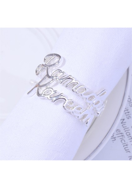 12PCS Ramazan Kareem Peçete Yüzükleri Eid Mübarek Mübarek Müslüman Islami Yemek Masası Ev Dekorasyon Alaşım Peçete Tonşu Hediyeler (Yurt Dışından) modelleri