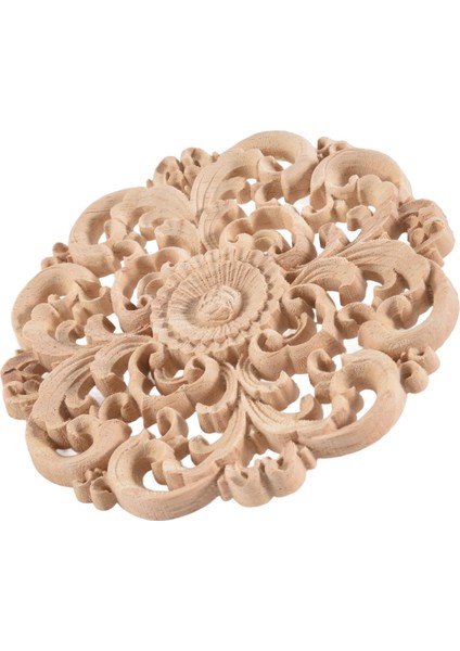 Kauçuk Ahşap Oyma Uzun Aplike Boyasız Çiçek Duvarları Dolapları Kapı Dekor Ahşap Renk (Yurt Dışından) modelleri