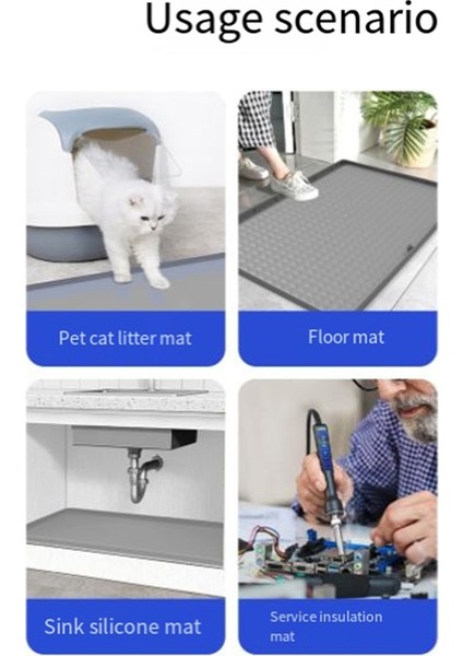 Tahliye Lavabo Mat Silikon Mutfak Lavabo Astar Drenaj Deliği Sıçramaları Emici Mat Su Geçirmez Koruyucu Lavabo (Yurt Dışından) modelleri