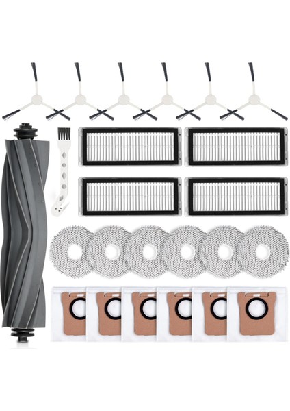 Dream L20 Ultra / L20 Ultra Tam Robot Vakum Süpürücü Için Aksesuarlar. Ana Fırça Filtreleri Bezler Toz Torbaları Fırçalar (Yurt Dışından)