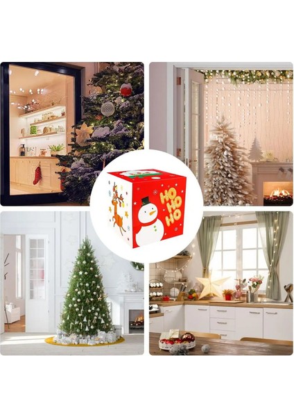 Noel Şeker Ambalaj Kutusu Küçük Elk/kardan Adam/noel Baba Şeker Kutusu 25CM/9.84IN Tatil Şeker Kutusu Kaplamalı Noel (Yurt Dışından) indirimleri