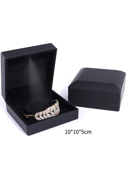 Moda LED Hafif Kolye Uzun Zincir Kutu Kolye Tutucu Evlilik Yıldızları Için Bileklik Ekran Mücevher Hediye Kutusu B B (Yurt Dışından) modelleri