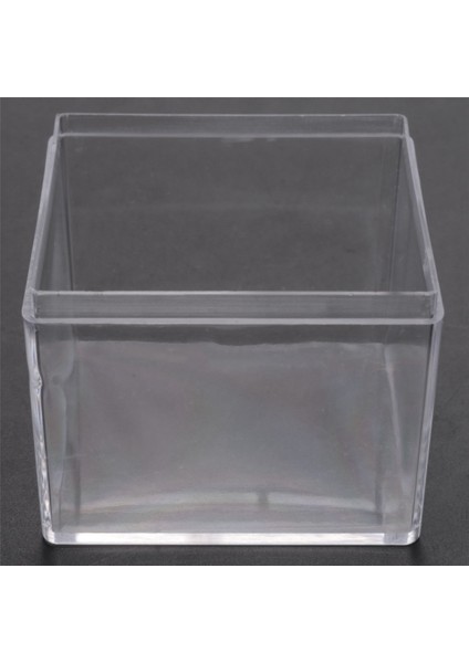 24 Adet Kare Şeffaf Plastik Paketleme Kutusu Şeker Kutusu Mücevher Kutusu Partisi Hediye Doğum Günü Hediye Kutusu (Yurt Dışından)