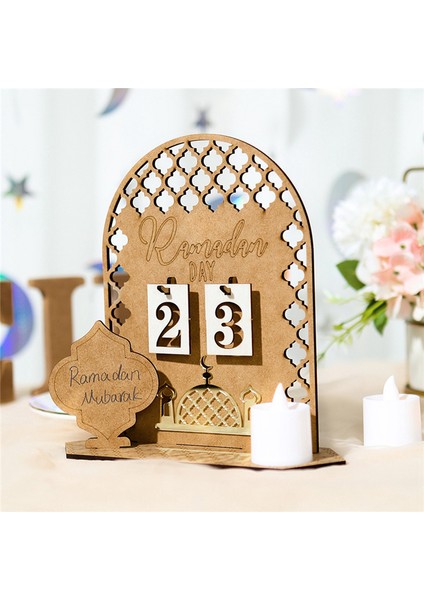 Ramazan Geri Sayım Takvim Eid Mübarek Süslemesi 2023 Ev Için Ramazan Dekorasyonu Islam Müslüman Partisi Dekor Ramazan, B (Yurt Dışından) fiyatları