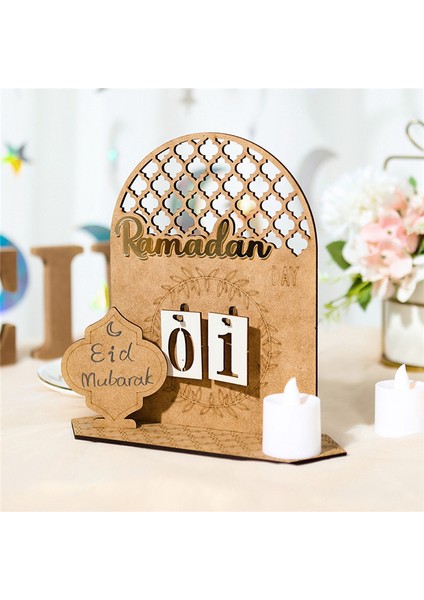 Ramazan Geri Sayım Takvim Eid Mübarek Süslemesi 2023 Ev Için Ramazan Dekorasyonu Islam Müslüman Partisi Dekor Ramazan, B (Yurt Dışından) indirimleri
