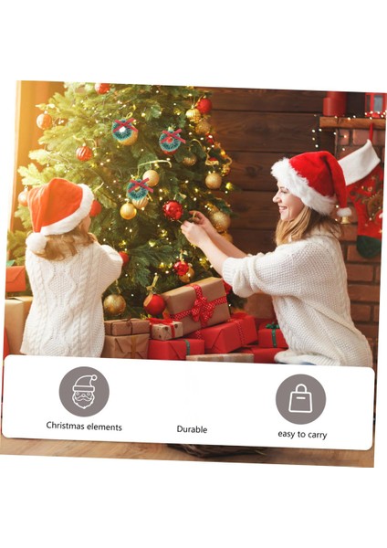 48PCS Noel Çelenk Yapay Garland Mini Noel Ağacı Kolye Noel Bebek Evi Sızıntıları (Yurt Dışından) fırsatları