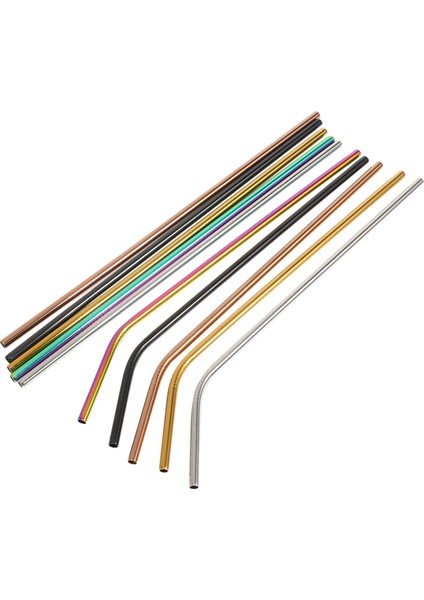 Yeniden Kullanılabilir Paslanmaz Çelik Pipetler, 2 Fırça ile 10 Ekstra Uzun 10,5 Inç Metal Içme Pipetleri ve 20/30 Oz Bardak Için Çevre Dostu Saman, Içecek, Starbucks Seti (Yurt Dışından) fiyatları