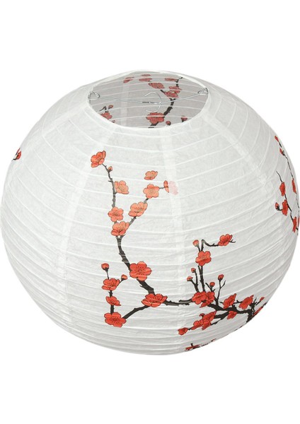 30CM Lamba Gölge Kağıt Fener Oryantal Tarzı Işık Dekorasyon Erik Çiçeği (Yurt Dışından)