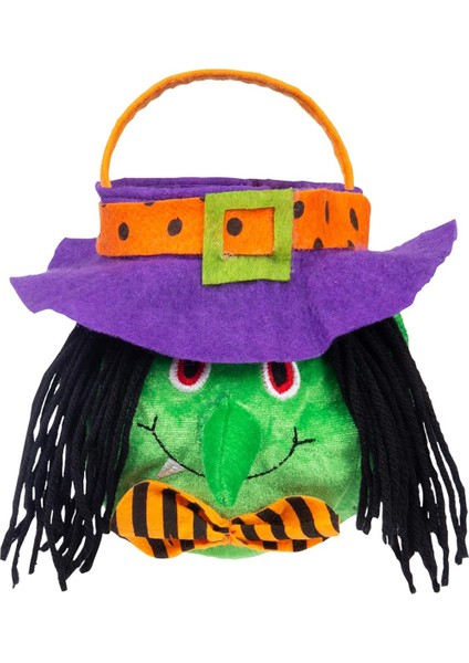 Cadılar Bayramı Dekorasyonları Cadı Kabak Tote Çanta Çocuk Festivali Şeker Çantası Giydirme Prop Çantası (Yurt Dışından) fiyatları
