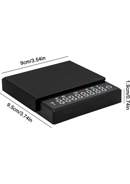 Yeni Up Dijital Kahve Mutfak Mutfak Ölçeği Zamanlayıcı 0.1 Hassas USB Şarj Edilebilir Hafif Ağırlık Mini Dijital Ölçekli Ana Sayfa (Yurt Dışından) fırsatları