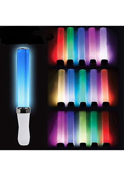 1 Adet 15 Renk Parıltılı Çubuk Piller Konserler Için Güçlendirilmiş Partiler Kutlamaları (Yurt Dışından) fırsatları